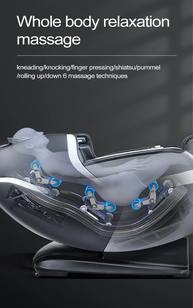 4D SL Track Voice Controlled Massage Chair Model # X8