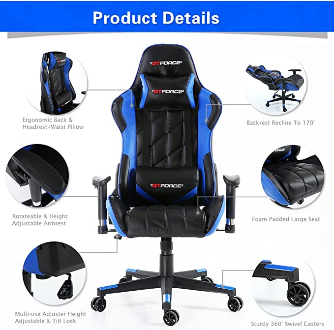 Gaming Chair - 731 Blue