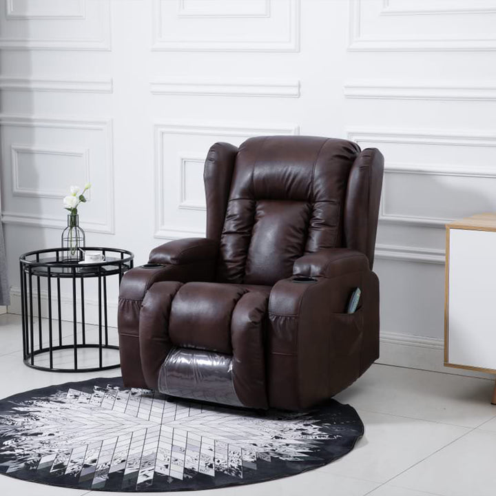 Royale Series - Big Size Manual & Electric Recliner with Vibration Massage and Heat Function - Starting From 72,000/-