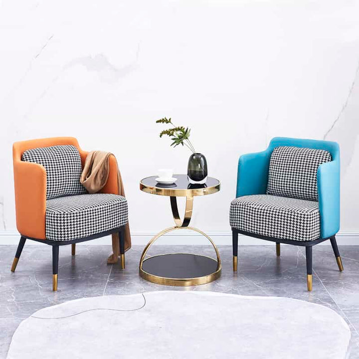 CHAIR SET - ORANGE/BLUE